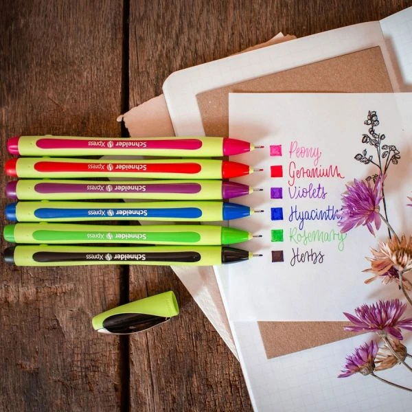 Schneider® Xpress Fineliner Porous Point Pen, Stick, Medium 0.8 Mm, Black Ink, Black/Green Barrel, 10/Box 12 Schneider® Xpress Fineliner Porous Point Pen, Stick, Medium 0.8 Mm, Black Ink, Black/Green Barrel, 10/Box - Image 10