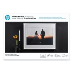 HP Premium Plus Photo Paper, 11.5 Mil, 11 X 17, Glossy White, 25/Pack -Office Supplies Shop 05cad880115086b05661cab55f5178a66c