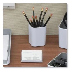 Advantus Fusion Letter Tray, 1 Section, Letter Size Files, 12.63 X 10 X 1.75, White/Gray -Office Supplies Shop 06166bceba44cc639d55a06da6efacb1d6