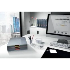 DURABLE VARICOLOR Magazine Rack Set, Gray/Multicolor - 5 Pack 15 DURABLE VARICOLOR Magazine Rack Set, Gray/Multicolor - 5 Pack -Office Supplies Shop 06223a77cc490a954cbedc6723e2ff04df