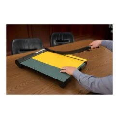 Premier® Premier The Original Green Paper Trimmer, 20 Sheets, 18" Cut Length, Wood Base, 18.5 X 18 7 Premier® Premier The Original Green Paper Trimmer, 20 Sheets, 18" Cut Length, Wood Base, 18.5 X 18 -Office Supplies Shop 07b493e50114338452cd9748fc33c26c6e