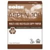 Boise ASPEN 100 Multi-Use Recycled Paper, 92 Bright, 20 Lb Bond Weight, 11 X 17, White, 500/Ream -Office Supplies Shop 08b4d816221bdf5323bc113f3e3faed20c