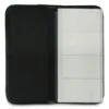 Universal Business Card Holder, Holds 160 3.5 X 2 Cards, 4.75 X 10.13, Vinyl, Black