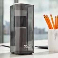 X-ACTO ProX Classroom Electric Pencil Sharpener, Silver/Black -Office Supplies Shop 0a75beb1beafbf18dc250ec326411bde3b