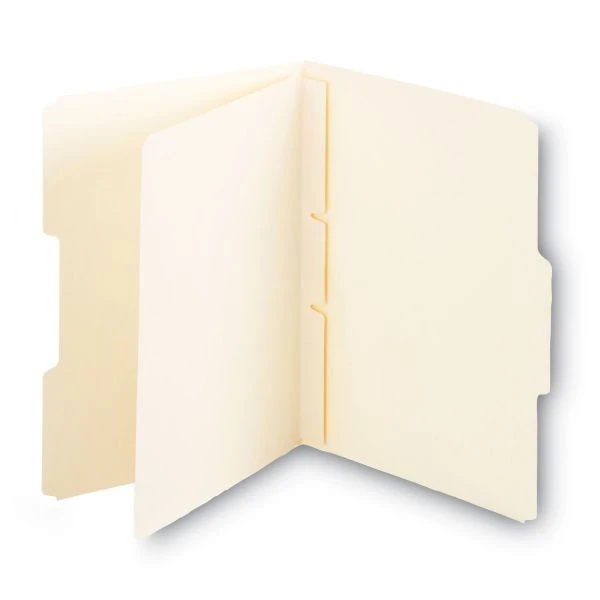 Smead Self-Adhesive Folder Dividers For Top/End Tab Folders, Prepunched For Fasteners, 1 Fastener, Letter Size, Manila, 100/Box 8 Smead Self-Adhesive Folder Dividers For Top/End Tab Folders, Prepunched For Fasteners, 1 Fastener, Letter Size, Manila, 100/Box - Image 6