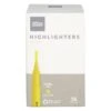 100% Recycled Pen-Style Highlighters, Chisel Tip, Fluorescent Yellow, Pack Of 36