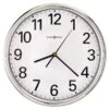 Howard Miller Hamilton Wall Clock, 12" Overall Diameter, Silver Case, 1 AA (sold Separately) -Office Supplies Shop 0d6e880f84c7c30f9d4a9370ff8d9f5287
