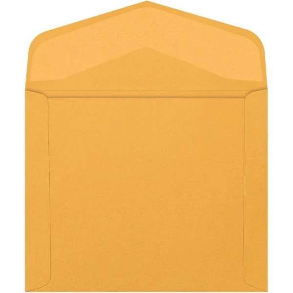 Quality Park Open-Side Booklet Envelope, #13 1/2, Hub Flap, Gummed Closure, 10 X 12, Brown Kraft, 100/Box 6 Quality Park Open-Side Booklet Envelope, #13 1/2, Hub Flap, Gummed Closure, 10 X 12, Brown Kraft, 100/Box - Image 4