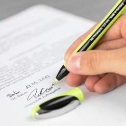 Schneider® Xpress Fineliner Porous Point Pen, Stick, Medium 0.8 Mm, Black Ink, Black/Green Barrel, 10/Box 22 Schneider® Xpress Fineliner Porous Point Pen, Stick, Medium 0.8 Mm, Black Ink, Black/Green Barrel, 10/Box -Office Supplies Shop 0dd7ece1f2aa20fbd48509817f22a0a181