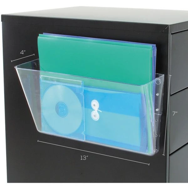 Deflecto Magnetic DocuPocket Wall File, Letter Size, 13" X 4" X 7", Clear 10 Deflecto Magnetic DocuPocket Wall File, Letter Size, 13" X 4" X 7", Clear - Image 8