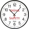 SKILCRAFT Think Safety Message Wall Clock 1 SKILCRAFT Think Safety Message Wall Clock -Office Supplies Shop 104392f4ea7a95a215972c92c26750df09