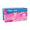 Paper Mate “Write For Hope” Edition FlexGrip Elite Ballpoint Pen, Retractable, Medium 1 Mm, Black Ink, Pink Barrel, Dozen