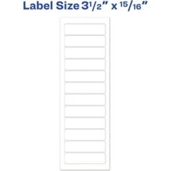 Avery Dot Matrix Printer Mailing Labels, Pin-Fed Printers, 0.94 X 3.5, White, 5,000/Box 20 Avery Dot Matrix Printer Mailing Labels, Pin-Fed Printers, 0.94 X 3.5, White, 5,000/Box -Office Supplies Shop 11dda498c86399e45d638c2d499d20a8e0