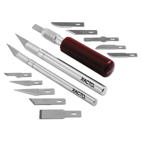 X-ACTO Knife Set, 3 Knives, 10 Blades, Carrying Case 4 X-ACTO Knife Set, 3 Knives, 10 Blades, Carrying Case - Image 2