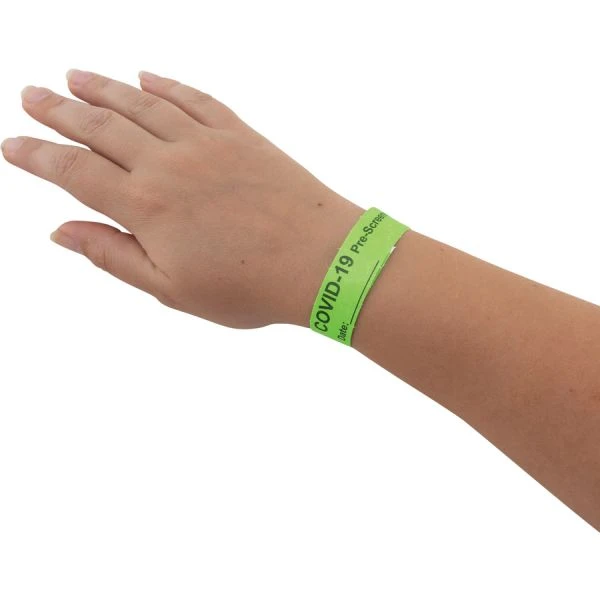 Advantus COVID Prescreened Tyvek Wristbands 4 Advantus COVID Prescreened Tyvek Wristbands - Image 2