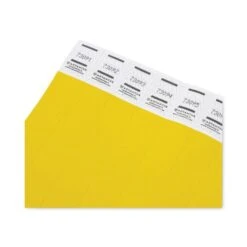 Advantus Crowd Management Wristbands, Sequentially Numbered, 9.75" X 0.75", Neon Yellow,500/Pack -Office Supplies Shop 17a428a91e0d2b80dae5456191bcd7e42c