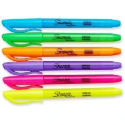 Sharpie Pocket Style Highlighters, Assorted Ink Colors, Chisel Tip, Assorted Barrel Colors, 24/Pack -Office Supplies Shop 188dd994ed9f0ced6fd926c8d6d207b3eb