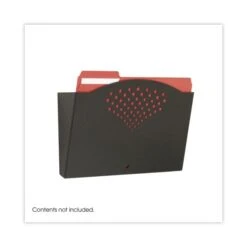 Safco Steel Wall Pocket, Letter Size, 12" X 3" X 9", Black -Office Supplies Shop 1beb0fac4b00d0eb35c739805e08fca1e1