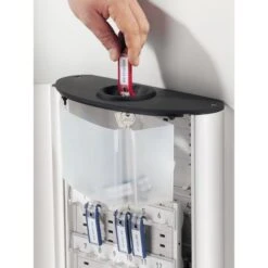 Durable Key Box Plus, 54-Key, Brushed Aluminum, Silver, 11.75 X 4.63 X 15.75 -Office Supplies Shop 1c1baa150dc19b845d11fceb9bd683da8d