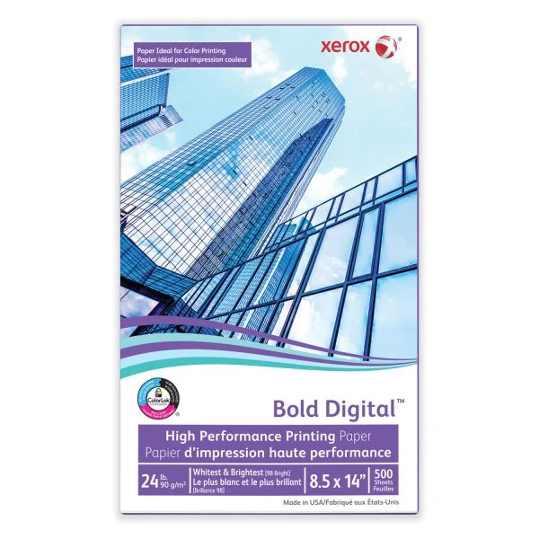 Xerox™ Bold Digital Printing Paper, 98 Bright, 3-Hole, 24 Lb Bond Weight, 8.5 X 11, White, 500 Sheets/Ream, 10 Reams/Carton 4 Xerox™ Bold Digital Printing Paper, 98 Bright, 3-Hole, 24 Lb Bond Weight, 8.5 X 11, White, 500 Sheets/Ream, 10 Reams/Carton - Image 2