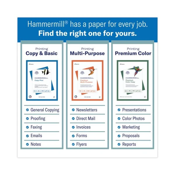 Hammermill Copy Plus Copy Paper, 92 Brightness, 20 Lb, 11 X 17, White, 500 Sheets/Ream 6 Hammermill Copy Plus Copy Paper, 92 Brightness, 20 Lb, 11 X 17, White, 500 Sheets/Ream - Image 4