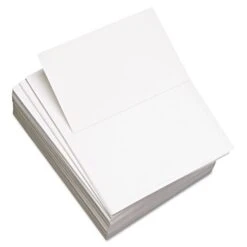Lettermark Custom Cut-Sheet Copy Paper, 92 Bright, Micro-Perforated 5.5" From Top, 20lb Bond Weight, 8.5 X 11, White, 500/Ream, 5 RM/CT -Office Supplies Shop 1cf8de9bbf2e19d3b779cdd0beb5006874