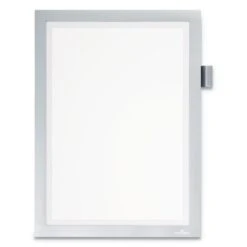 Durable DURAFRAME Note Sign Holder, 8.5 X 11, Silver Frame