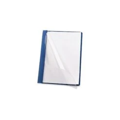 Smead Clear Front Report Cover, Double-Prong Fastener, 0.5" Capacity, 8.5 X 11, Clear/Blue, 25/Box -Office Supplies Shop 1e48d5714aeb748339b7c0a12c074bf288
