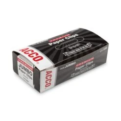 ACCO Premium Heavy-Gauge Wire Paper Clips, Jumbo, Smooth, Silver, 100 Clips/Box, 10 Boxes/Pack -Office Supplies Shop 1e69fdcfcb1b3ddc6384357678a445136c
