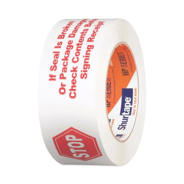 Shurtape HP 240 Packing Tape, 1.88" X 109.36 Yds, White With Red Print, 36/Carton 4 Shurtape HP 240 Packing Tape, 1.88" X 109.36 Yds, White With Red Print, 36/Carton - Image 2