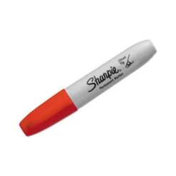 Sharpie Chisel Tip Permanent Marker, Medium Chisel Tip, Red, Dozen -Office Supplies Shop 22051b4860a57869ad17c853a53fad8800