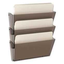 Deflecto Unbreakable DocuPocket Wall File, 3 Sections, Letter Size, 14.5" X 3" X 6.5", Smoke, 3/Pack 18 Deflecto Unbreakable DocuPocket Wall File, 3 Sections, Letter Size, 14.5" X 3" X 6.5", Smoke, 3/Pack -Office Supplies Shop 22dc90acae5d27f7ce7171ae387e4aace3