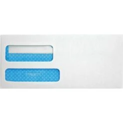 Quality Park Double Window Redi-Seal Security-Tinted Envelope, #9, Commercial Flap, Redi-Seal Adhesive Closure, 3.88 X 8.88, White, 500/BX 9 Quality Park Double Window Redi-Seal Security-Tinted Envelope, #9, Commercial Flap, Redi-Seal Adhesive Closure, 3.88 X 8.88, White, 500/BX -Office Supplies Shop 23c1a17b061effcd3fe7c5eb7920da5a52