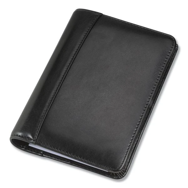 Samsill Regal Leather Business Card Binder, Holds 120 2 X 3.5 Cards, 5.75 X 7.75, Black 7 Samsill Regal Leather Business Card Binder, Holds 120 2 X 3.5 Cards, 5.75 X 7.75, Black - Image 5