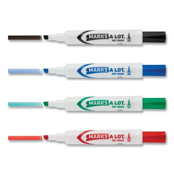 Avery MARK A LOT Desk-Style Dry Erase Marker, Chisel Tip, Assorted, 24/Pack 5 Avery MARK A LOT Desk-Style Dry Erase Marker, Chisel Tip, Assorted, 24/Pack - Image 3