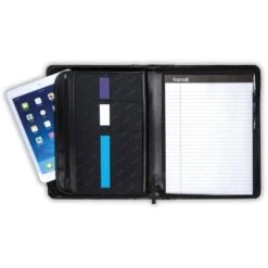 Samsill Regal Leather Zippered Pad Folio -Office Supplies Shop 25c5c67c92a3b2559c492d01d37fe2491d