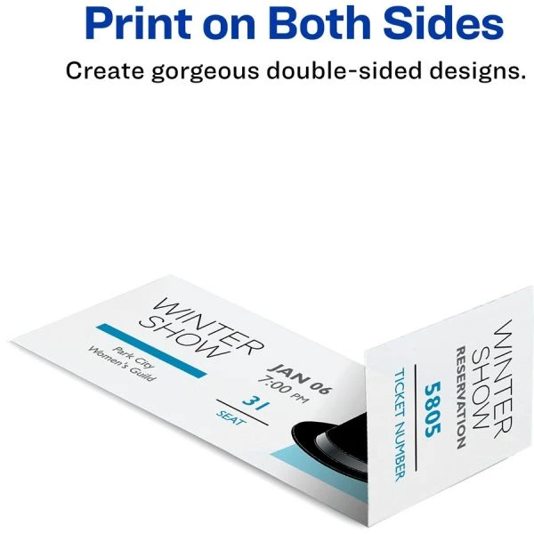 Avery Blank Printable Perforated Raffle Tickets - Tear-Away Stubs 6 Avery Blank Printable Perforated Raffle Tickets - Tear-Away Stubs - Image 4