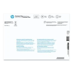 HP Premium Plus Photo Paper, 11.5 Mil, 11 X 17, Glossy White, 25/Pack -Office Supplies Shop 26ec2c46fecf57c86857fb52ed538f416e