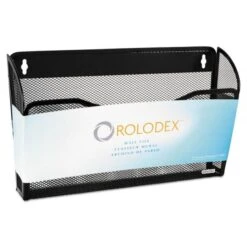 Rolodex Single Pocket Wire Mesh Wall File, Letter Size, 14" X 3.27" X 8.5", Black -Office Supplies Shop 276e8ec414fb0e90e2fb7c8c684606fef5