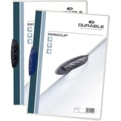 Durable Swingclip Clear Report Cover, Swing Clip, 8.5 X 11, Clear/Clear, 25/Box -Office Supplies Shop 282cffb53debb876cd9e8252f28b382bd4