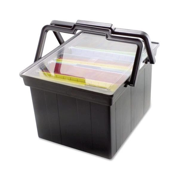 Advantus Companion Portable File, Letter/Legal Files, 17" X 14" X 11", Black 4 Advantus Companion Portable File, Letter/Legal Files, 17" X 14" X 11", Black - Image 2