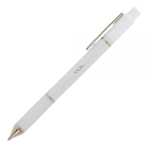 TUL BP Series Retractable Ballpoint Pens, Medium Point, 1.0 Mm, Pearl White Barrel, Black Ink, Pack Of 12 Pens 4 TUL BP Series Retractable Ballpoint Pens, Medium Point, 1.0 Mm, Pearl White Barrel, Black Ink, Pack Of 12 Pens - Image 2