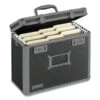 Vaultz Locking Personal File Tote, Letter, 7.25 X 13.75 X 12.5, Tactical Black
