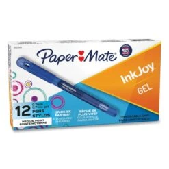 Paper Mate InkJoy Gel Pen, Stick, Medium 0.7 Mm, Blue Ink, Blue Barrel, Dozen -Office Supplies Shop 2eae35c8456467882c4e042b0837c97ab8