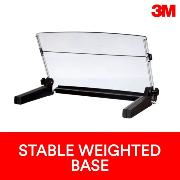 3M In-Line Freestanding Copyholder, 300 Sheet Capacity, Plastic, Black/Clear 13 3M In-Line Freestanding Copyholder, 300 Sheet Capacity, Plastic, Black/Clear - Image 11