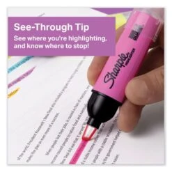 Sharpie Clearview Pen-Style Highlighter, Assorted Ink Colors, Chisel Tip, Assorted Barrel Colors, 8/Pack -Office Supplies Shop 31100bc80657e0db1081b18ce49cc6caa0