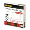 Scotch ATG Adhesive Transfer Tape Roll, Permanent, Holds Up To 0.5 Lbs, 0.75" X 36 Yds, Clear