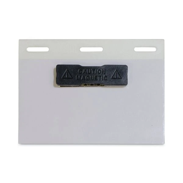 C-Line Self-Laminating Magnetic Style Name Badge Holder Kit, 2" X 3", Clear, 20/Box 4 C-Line Self-Laminating Magnetic Style Name Badge Holder Kit, 2" X 3", Clear, 20/Box - Image 2