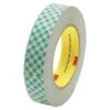 3M Double-Coated Tissue Tape, 3" Core, 1" X 36 Yds, White