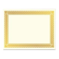 Geographics Gold Foil Certificate -Office Supplies Shop 35f8c2fecfc452a817b3749421c841a4ad